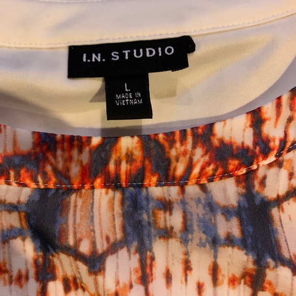 I.N. Studio Print Top - Picture 3 of 3